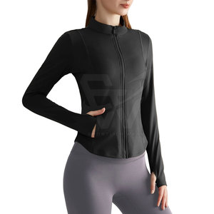 Comfort Fit Women Yoga <b>Jacket</b> Lightweight Athletic Layer For Gym <b>Workouts</b> Running Training And Active Lifestyle - Product Image 4