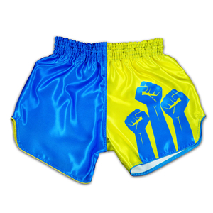 Custom Men's Professional Muay Thai <b>Shorts</b> Wide Leg Cut Split Color Sublimation Print <b>Kickboxing</b> Grappling <b>Shorts</b> Wholesale OEM - Product Image 1