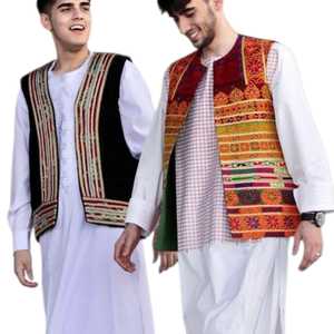 Fashion Men Afghani <b>Waistcoat</b> Men Vests & <b>Waistcoat</b> Traditional Handmade Clothing Custom Design Wholesale - Product Image 1
