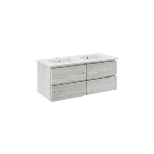 Meubles de salle de bain modernes et vintage en bois massif (chêne/pin/acacia) résistant à l'eau, écologiques, prêts à assembler – Prix - Product Image 5