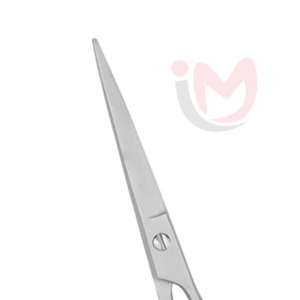 Ciseaux de coiffure professionnels en acier inoxydable de 6 pouces pour droitiers, ciseaux de barbier, outil de coupe de cheveux à bord rasoir pour salon - Product Image 2