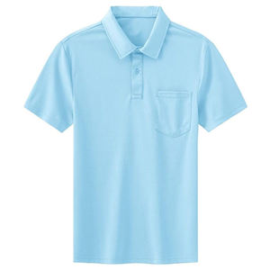 <b>Polo</b> <b>Shirts</b> For Men 100% Cotton Quick Dry Short Sleeve Casual Work T-<b>Shirts</b> <b>With</b> <b>Pocket</b> - Product Image 4