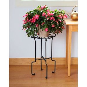 Support de pot de fleurs en fer de luxe, améliorant la décoration intérieure et extérieure des plantes, thèmes pour l'intérieur, l'extérieur, la maison, le jardin, le balcon - Product Image 1