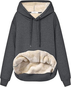 Hoodies pour femmes fabriqués au Pakistan, best-sellers, à capuche, tricotés pour l'hiver, personnalisés, 100% coton, écologiques, confortables, streetwear - Product Image 2