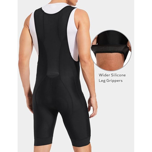Cuissard de cyclisme pour homme noir respirant en Spandex et Nylon, tenue de vélo haute performance, taille adulte - Product Image 5