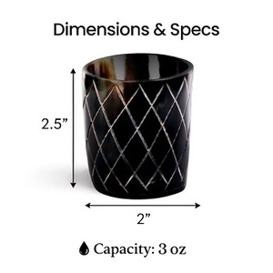 Modern Handmade Eco-Friendly Natural Polished Buffalo Horn <b>Beer</b> Mug Natural Shape F S INTERNATIONAL Uttar Pradesh New Year - Product Image 1