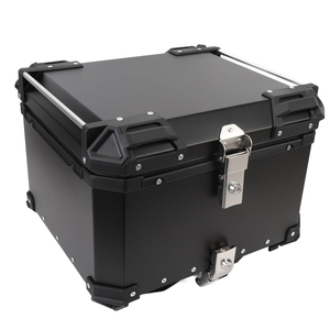 Boîtes à bagages arrière universelles à dégagement rapide pour <span class=keywords><strong>moto</strong></span> 55L, aluminium noir, maleta para motos, coffre arrière, boîte supérieure pour <span class=keywords><strong>moto</strong></span> - Product Image 4
