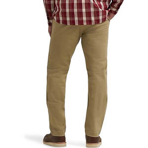 Pantalones Chinos de Corte Recto para Hombre, Cómodos, de Mezcla de Algodón, Casuales, para Oficina, Trabajo, Slim Fit, Premium, para Uso Diario - Product Image 3