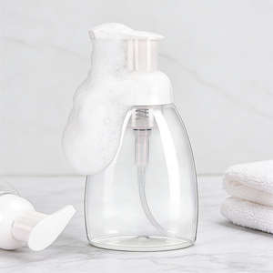 Bouteille en plastique transparente vide de 270 ml (9 oz) pour savon moussant, liquide pour les mains, détergent, nettoyant visage - Vente en gros - Product Image 4