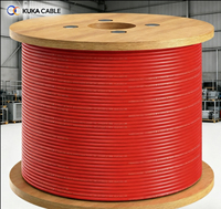 IEC 60502-1-konformes 12/20(24)kV 35mm²50mm²70mm² Einadriges Mittelspannungs-Stromkabel |   CU/XLPE/STA/PVC |   Aluminiumdraht-Armiertes Kabel (AWA)