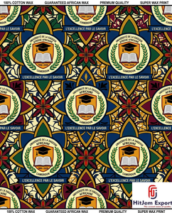 Fabricant de Tissus Imprimés Wax Africains Personnalisés de Qualité Supérieure, Fournisseur OEM ODM de Textiles Ankara pour Anniversaires Universitaires et Conventions - Product Image 4