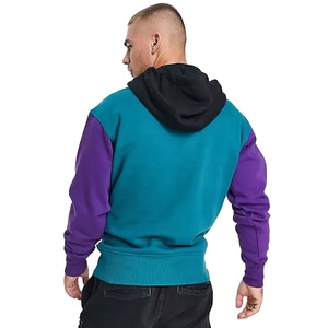 Mens Casual Sports Hoodie 100% Cotton Fleece Breathable Spring Autumn Oversized Hooded Embroidered Logo Winter - Product Image 5