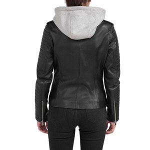 Custom Vintage Classic Genuine Leather Women's Motorcycle Jacket Breathable Oem Women's Premium Quality Leather Jackets - Product Image 2