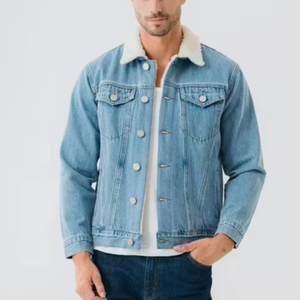 Chaqueta vaquera para hombre a precio económico, muy vendida, con estilo perfecto, personalizable, transpirable, con mangas largas. - Product Image 1