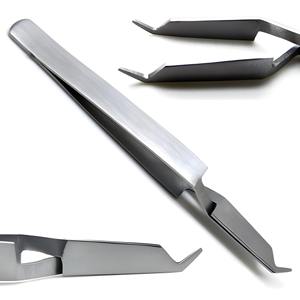 High Quality Stainless Steel Manual Reverse Action Dental Orthodontics Tweezer Orthodontic <b>Bracket</b> Placement Surgical Instrument - Product Image 5