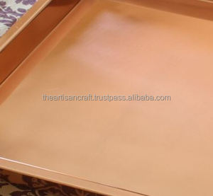 Stylish Copper <b>Tea</b> <b>Tray</b> for Home Decor Durable for <b>Tea</b> Time Decorative Copper <b>Tea</b> <b>Tray</b> Handmade - Product Image 4