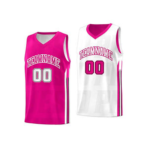 Maillot de basket-ball personnalisé, dernière collection, sans manches, vêtements de sport respirants, maillot de basket-ball réversible, sublimation, broderie - Product Image 1