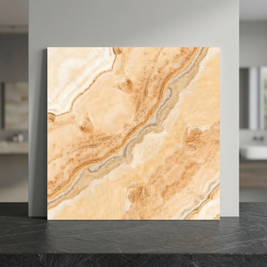 Carreaux de porcelaine vitrifiée effet marbre 600x600mm, résistants aux acides, antibactériens, antidérapants, pour intérieur - Product Image 3