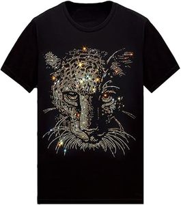 Camiseta Oversize de Algodón 100% para Hombre, Tendencia 2026, al por Mayor, Transpirable, Tallas Grandes, con Lavado Ácido y Calaveras de Diamantes de Imitación, Estilo Casual - Product Image 1