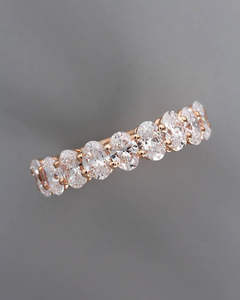 IGI/GIA Lab Grown Vintage 14k or jaune mariage/bague de fiançailles diamant coupe ronde unisexe parfait anniversaire et cadeau de fête - Product Image 3