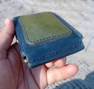 Cartera con Clip para Dinero Hecha a Mano, Estilo Vintage, Tarjetero Delgado y Minimalista de Cuero Genuino, Unisex, para Uso Diario - Product Image 5