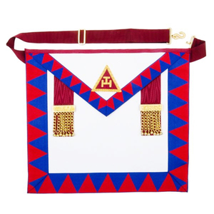 Tablier maçonnique personnalisé en tissu chenille avec logo brodé, personnalisable, haute qualité, vente en gros, meilleur matériau, insignes maçonniques - Product Image 1