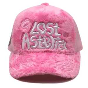 Gorra Trucker Personalizada de Terciopelo Rosa y Malla con Bordado 3D, Ajustable, Unisex, para Exteriores - Product Image 1