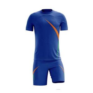 Kits de camisetas de fútbol de talla grande personalizados, uniformes de fútbol con patrón recto informal, lienzo antiarrugas, sublimación, fabricante de camisetas Wea - Product Image 5