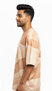 T-shirt décontracté surdimensionné style streetwear, vêtements de mode pour hommes, sublimation - Product Image 3