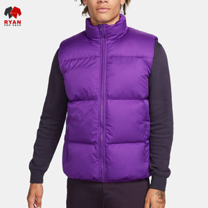 เสื้อกั๊กพัฟเฟอร์ Ryan Pro Gear แบบสั่งทำพิเศษสำหรับผู้ชาย ผ้าโพลีเอสเตอร์บุใยสังเคราะห์ นุ่มสบาย พร้อมโลโก้แบบกำหนดเอง ลายเรียบ - Product Image 6