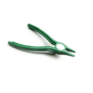 Jeu de 3 pinces en nylon, à bout rond, à bec plat, entièrement en plastique, non-marquant, non-métallique, pour la fabrication de bijoux, ZetomedPro - Product Image 6