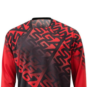 Maillot de sport rouge et noir US Alpha, coupe régulière, performance athlétique, uniforme d'équipe, confortable et respirant - Product Image 5