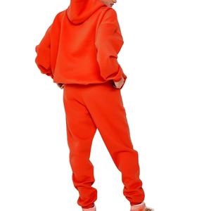Women's Wholesale Heavyweight Fleece Tracksuit Winter <b>Long</b> Sleeve <b>Oversize</b> Street Wear Women's <b>Hoodies</b> & Sweatshirts Sets - Product Image 4