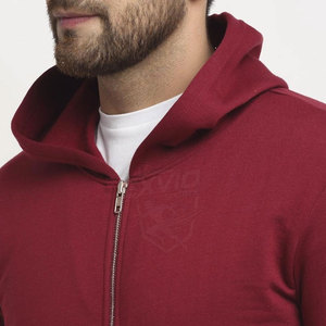 Sweat à capuche zippé pour homme, nouvelle conception, haute qualité, grandes tailles, logo personnalisé, couleur personnalisée, prix bas. - Product Image 6