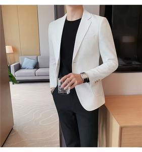Veste de Costume Homme Slim Fit de Haute Qualité à Bouton Unique – Idéale pour Mariage et Tenues Décontractées - Product Image 2