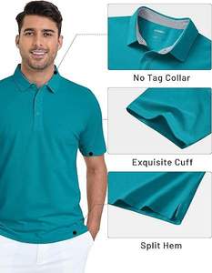 100% Cotton Mens Polo Shirt Fashion Short Sleeved Tee for Men Solid Color Casual Glof Polo Clothes Summer Fashion Men Clothing - Product Image 3