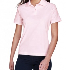 Camisas de Solapa con Estampado Bordado Personalizado, Camiseta Polo para Mujer 100% Algodón Poliéster Estampada - Product Image 2