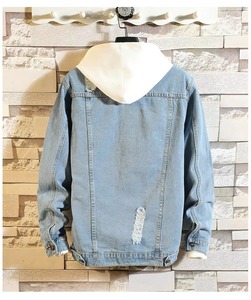Chaqueta Vaquera de Moda para Hombre, Prenda Casual Premium para Uso Diario y Tendencias de Moda Contemporáneas, Tejidos de Punto al por Mayor - Product Image 3