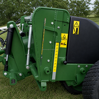 Aérateur de gazon profond monté sur tracteur de 1,6 m avec profondeur de travail de 275 mm pour greens de golf - Prix de dépôt