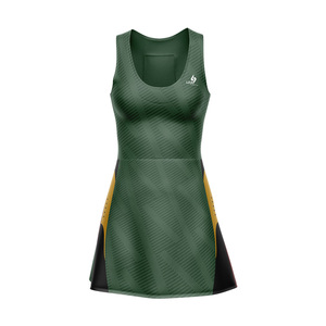Vestido de Tenis de Verano para Mujer, Personalizado OEM/ODM, 100% Poliéster, Sin Mangas, Cuello Redondo, Logotipo Frontal, Secado Rápido - Product Image 5