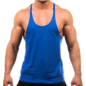 Débardeur de sport pour homme personnalisé, respirant, col en V, coupe ajustée - Style urbain, tissu Spandex/Coton, sans manches, idéal pour l'été - Product Image 2