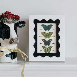Cadre photo géométrique en os incrusté de haute qualité, style bohème, en bois, pour table ou décoration murale, prix de gros - Product Image 3