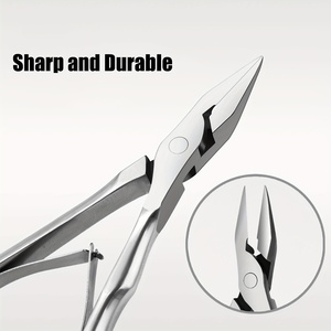 Premium Quality Nail Clipper Cuticle Nipper Precision Blade <b>Tool</b> for Manicure Pedicure Dead Skin <b>Removal</b> Salon and Home Use - Product Image 2
