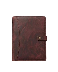 Executive Leather Portfolio Organizer Business <b>Folder</b> Resume Holder <b>Document</b> Case Card Holder Writing Pad for Meetings & <b>Travel</b> - Product Image 1