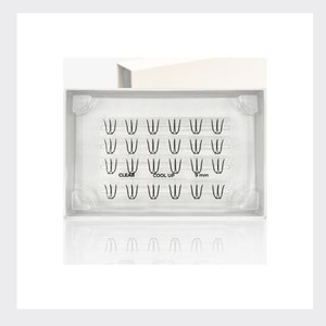 Extensions de cils abonnie Olrio sans colle, cils individuels, pack unique PLUS transparents courts, 2 types, choisissez 1 type d'extensions de cils - Product Image 5