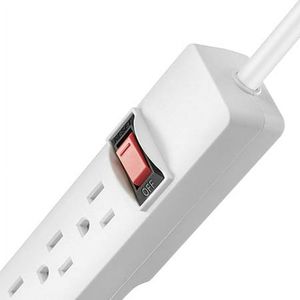Multiprise intérieure à 6 prises avec cordon blanc de 8 pieds 15A 125V - Product Image 6