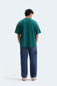Camiseta Oversize Personalizada para Hombre, Ajuste Holgado, Algodón, Hombro Caído, Estilo Casual Urbano, Camiseta Lisa, Suministro al por Mayor - Product Image 5
