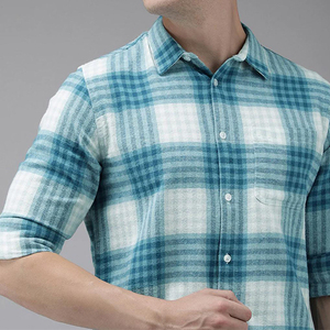 Camisas de Franela a Cuadros para Hombre, de Marca de Lujo, Populares en Oferta - Product Image 4
