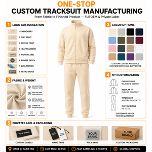 Ensemble de survêtement oversize pour femme avec broderie de patch tissé personnalisé, taille élastique, en molleton de coton épais, personnalisable - Product Image 5