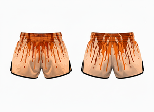 Shorts de boxe Muay Thai amples et imprimés sur toute la surface pour hommes, en satin, pour le kickboxing, les arts martiaux, personnalisables - Product Image 4